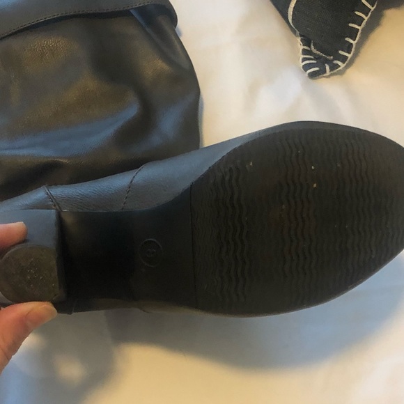 Just Fab scrunch boots with low heel - Picture 3 of 3